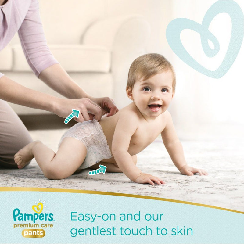 Pampers Premium Care Pants Diapers, Size 4, 9-14kg, Easy On & Easy